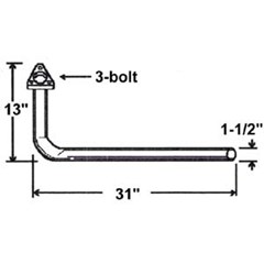 494401 - Horizontal Exhaust Pipe