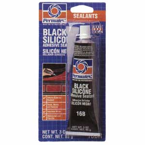 81158 - Permatex Black RTV Silicone Adhesive Sealant