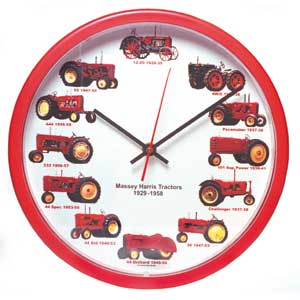 9006303 - Massey Harris Wheel Dial Clock