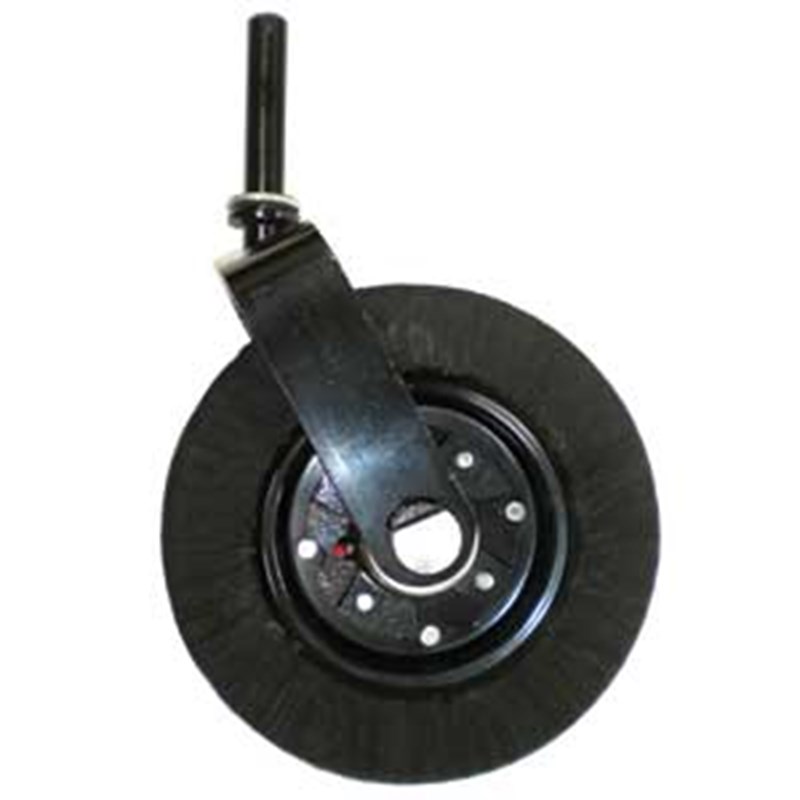 A 1233784 - 4' X 15' TAIL WHEEL ASSEMBLY - 1 1/4' YOKE - CAST IRON HUB - TAPERED BEARINGS