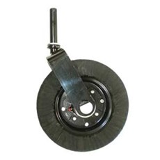 A 1233786 - 4' X 15' TAIL WHEEL ASSEMBLY - 1 1/2' YOKE - CAST IRON HUB - TAPERED BEARINGS