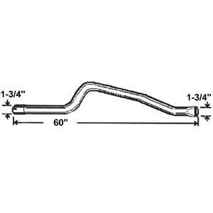 A 492586 - Horizontal Tail Pipe