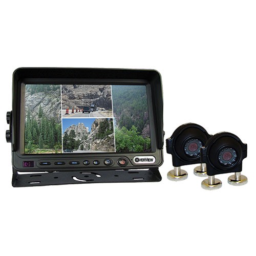 HDMOV7MQC2 - OVERVIEW 7IN QUAD DOUBLE CAMERA KIT