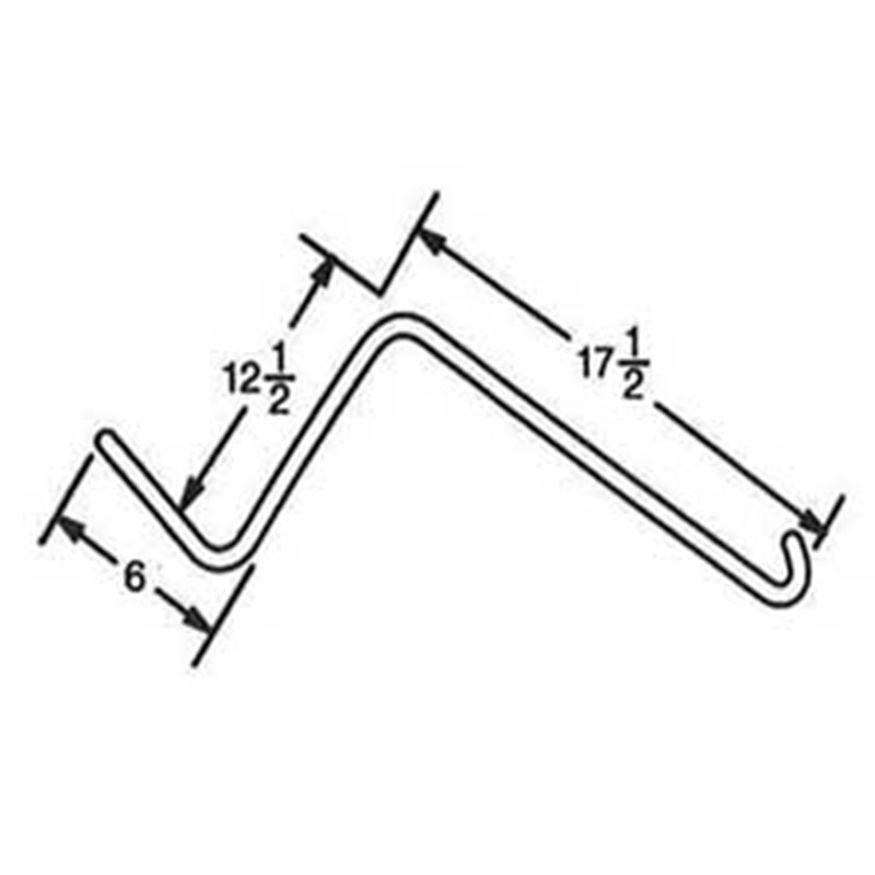 T16-0490 - RAKE TOOTH - VICON LELY .262 WIRE - 10/BDL