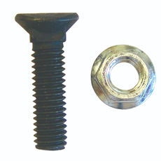381550E - ELLIPTICAL HEAD BOLT 3/8'x1-1/2'