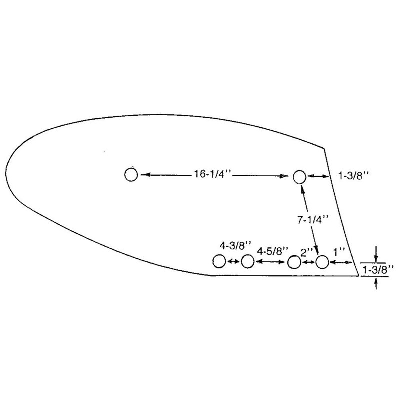 M57-0360 - MOLDBOARD - 18'