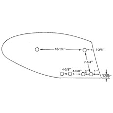 M57-0360 - MOLDBOARD - 18'